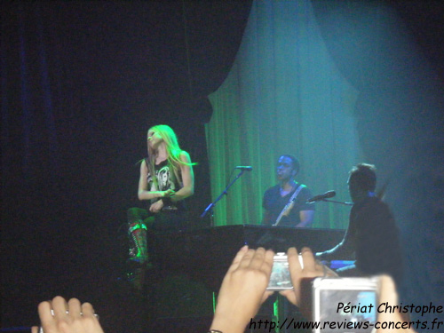 Avril Lavigne au Znith de Paris le 17 septembre 2011