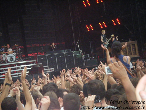 Green Day au Parc des Princes de Paris le 26 juin 2010