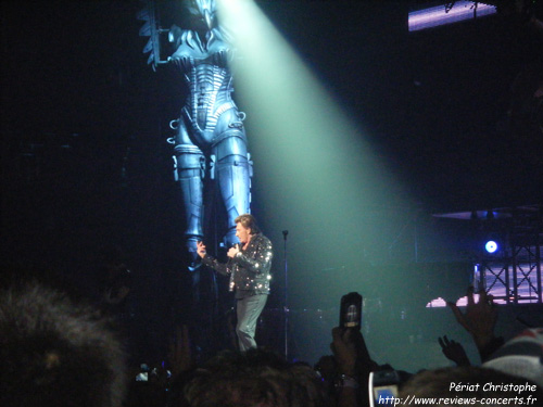 Johnny Hallyday  l'Arena de Genve le 27 octobre 2009