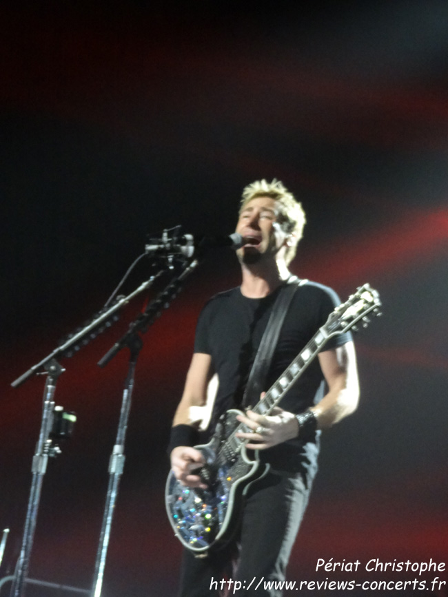 Nickelback au Znith de Paris le 7 septembre 2012