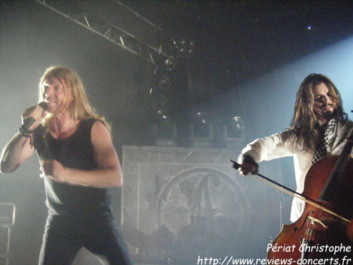 Apocalyptica aux Docks de Lausanne le 10 avril 2011