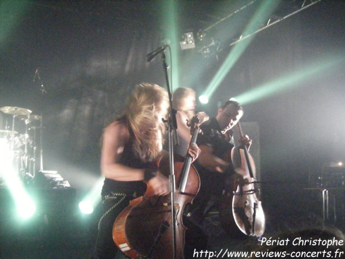 Apocalyptica aux Docks de Lausanne le 10 avril 2011