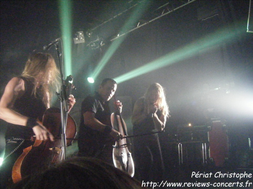 Apocalyptica aux Docks de Lausanne le 10 avril 2011