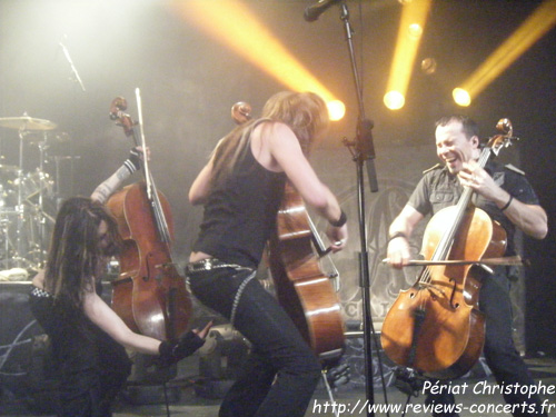 Apocalyptica aux Docks de Lausanne le 10 avril 2011