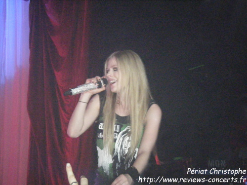 Avril Lavigne au Znith de Paris le 17 septembre 2011