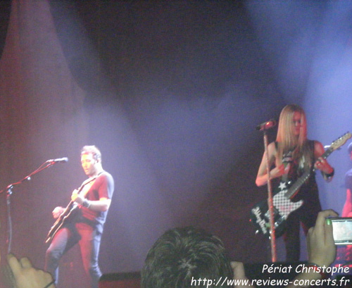 Avril Lavigne au Znith de Paris le 17 septembre 2011