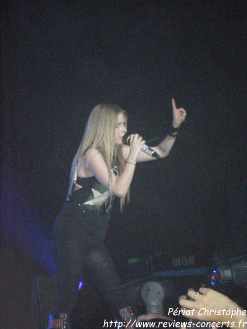 Avril Lavigne au Znith de Paris le 17 septembre 2011