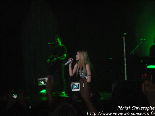 Avril Lavigne au Znith de Paris le 17 septembre 2011