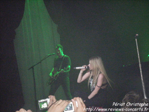 Avril Lavigne au Znith de Paris le 17 septembre 2011