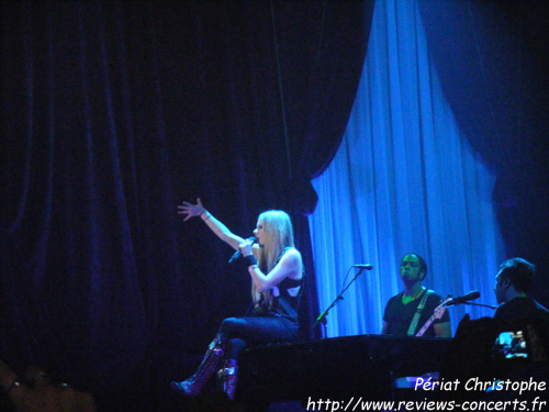 Avril Lavigne au Znith de Paris le 17 septembre 2011