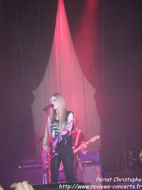 Avril Lavigne au Znith de Paris le 17 septembre 2011