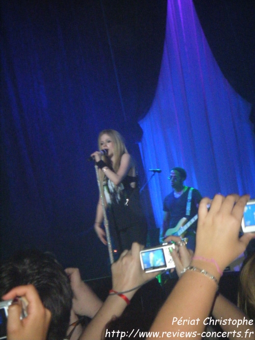 Avril Lavigne au Znith de Paris le 17 septembre 2011