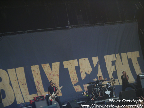 Billy Talent au Parc des Princes de Paris le 26 juin 2010