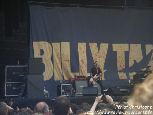 Billy Talent au Parc des Princes de Paris le 26 juin 2010