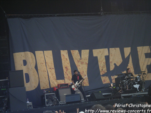 Billy Talent au Parc des Princes de Paris le 26 juin 2010