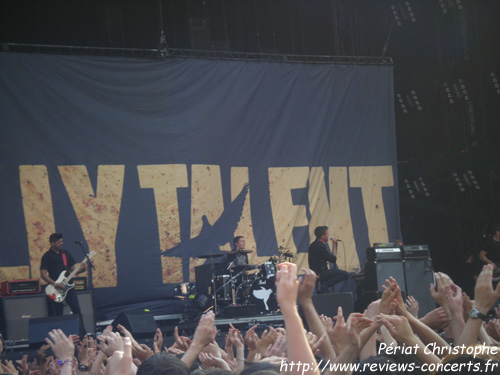 Billy Talent au Parc des Princes de Paris le 26 juin 2010