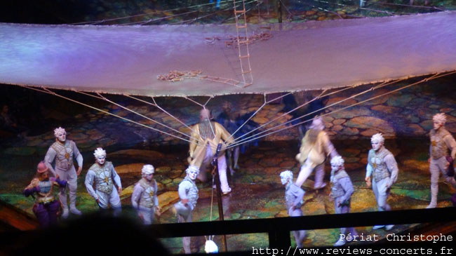 Le Cirque du Soleil avec le spectacle "Alegria"  l'Arena de Genve le 22 dcembre 2012