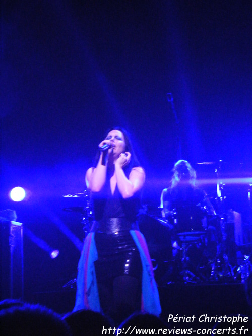 Evanescence  l'Olympia de Paris le 16 novembre 2011