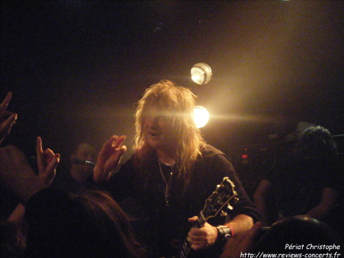 Gotthard  la Maroquinerie de Paris le 29 novembre 2009