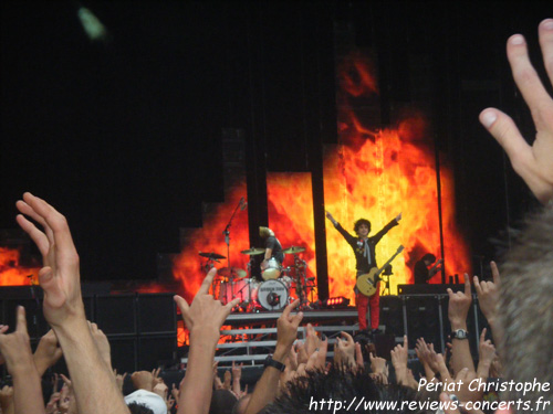 Green Day au Parc des Princes de Paris le 26 juin 2010