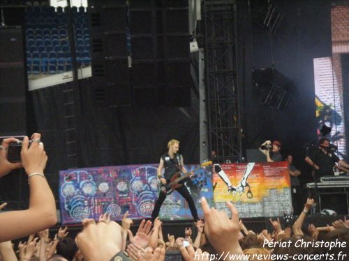 Green Day au Parc des Princes de Paris le 26 juin 2010