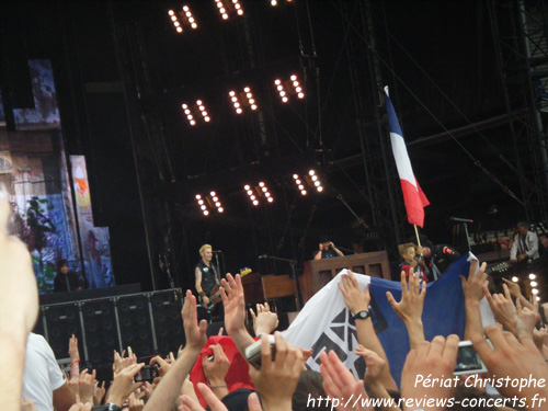 Green Day au Parc des Princes de Paris le 26 juin 2010