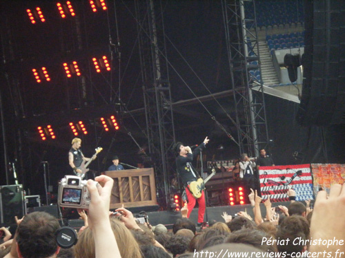 Green Day au Parc des Princes de Paris le 26 juin 2010