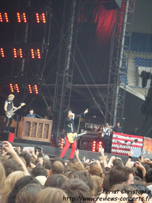 Green Day au Parc des Princes de Paris le 26 juin 2010