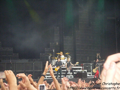 Green Day au Parc des Princes de Paris le 26 juin 2010