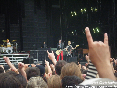 Green Day au Parc des Princes de Paris le 26 juin 2010