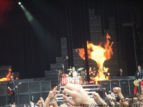 Green Day au Parc des Princes de Paris le 26 juin 2010