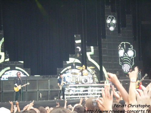 Green Day au Parc des Princes de Paris le 26 juin 2010