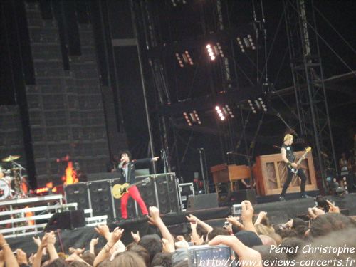 Green Day au Parc des Princes de Paris le 26 juin 2010