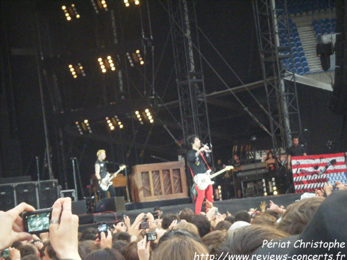 Green Day au Parc des Princes de Paris le 26 juin 2010