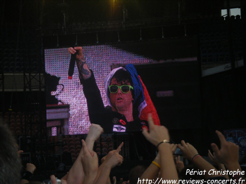 Green Day au Parc des Princes de Paris le 26 juin 2010