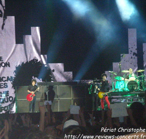 Green Day au Parc des Princes de Paris le 26 juin 2010