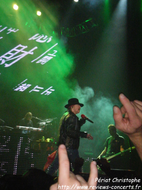 Les Guns N' Roses  la Halle Tony Garnier de Lyon le 10 juin 2012