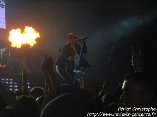 Les Guns N' Roses  la Halle Tony Garnier de Lyon le 10 juin 2012