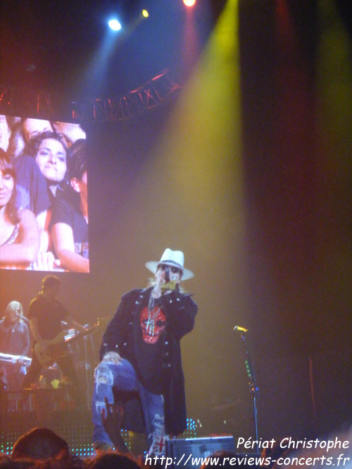 Les Guns N' Roses  la Halle Tony Garnier de Lyon le 10 juin 2012