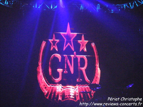 Les Guns N' Roses  la Halle Tony Garnier de Lyon le 10 juin 2012