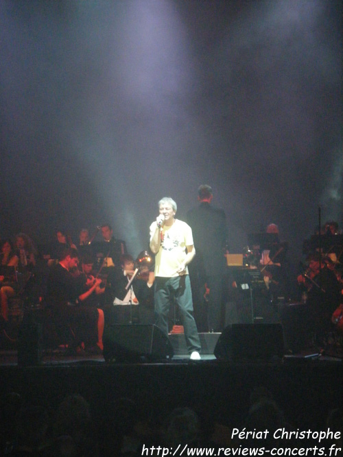 Ian Gillan, chanteur de Deep Purple, à l'Arena de Genève le 14 janvier 2011