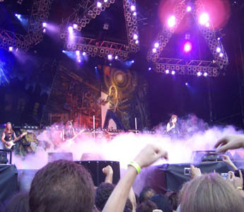 Iron Maiden au Parc des Princes de Paris le 25 juin 2005