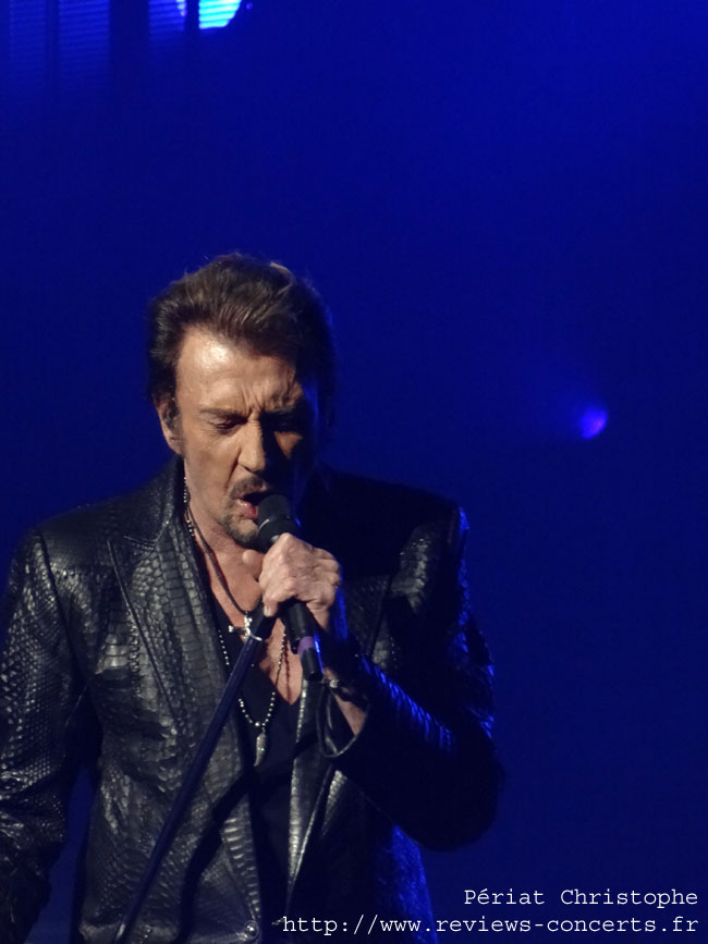 Johnny Hallyday  l'Arena de Genve le 3 dcembre 2012