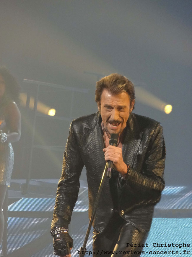 Johnny Hallyday  l'Arena de Genve le 3 dcembre 2012