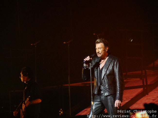 Johnny Hallyday  l'Arena de Genve le 3 dcembre 2012