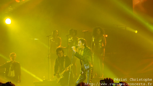 Johnny Hallyday à l'Arena de Genève le 3 décembre 2012