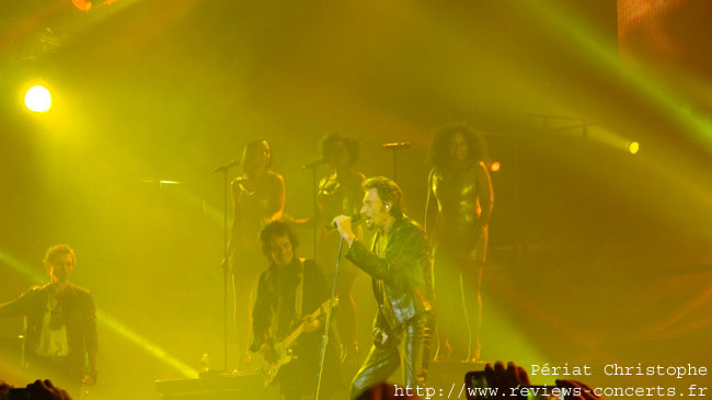 Johnny Hallyday  l'Arena de Genve le 3 dcembre 2012