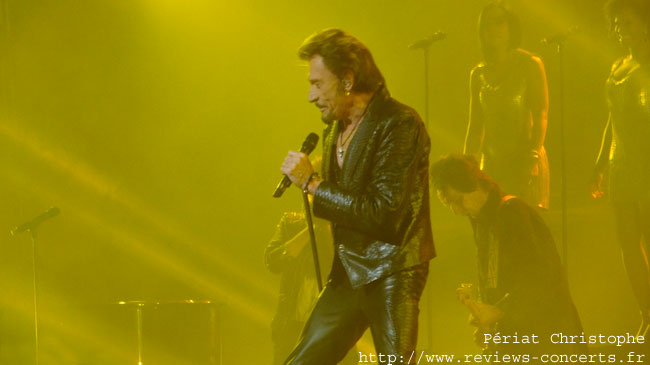 Johnny Hallyday  l'Arena de Genve le 3 dcembre 2012