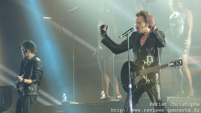 Johnny Hallyday  l'Arena de Genve le 3 dcembre 2012