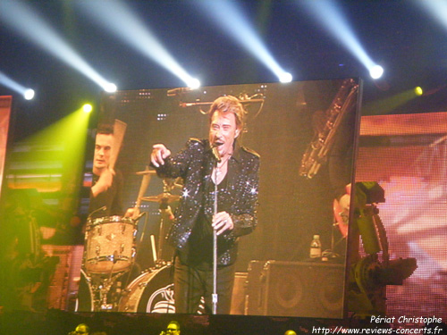 Johnny Hallyday  l'Arena de Genve le 27 octobre 2009